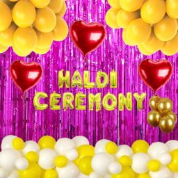 FOOGA Haldi Ceremony Decoration Delight Balloon Kit-image-74