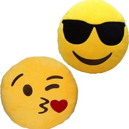 Microfibre Smiley Cushion Pack of 2-image-30