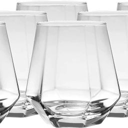 (Pack of 6) Diamond Whiskey Glasses Glass Whisky Glass-image-12