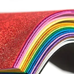 Sparkles self Adhesive A4 Glitter Foam Sheet Felt Sheet-11