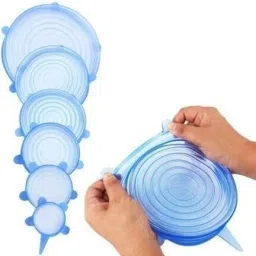 Silicone Stretch Lids,Multi Size Reusable Silicone Lids Food Bowl Covers 5 inch Lid Set-picture-20