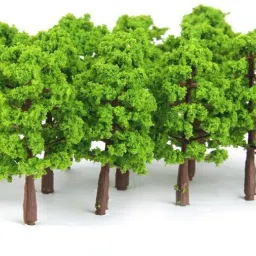 bolt Artificial Mini Trees for Models Bonsai Wild Artificial Plant with Pot image 3