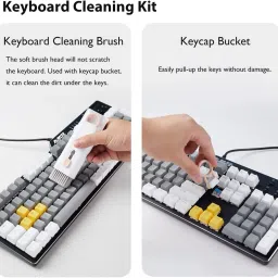UNI5 7 in 1 Multifunctional Keyboard Cleaner Tool Kit, MacBook Earphone Cleaning Kit for Computers, Laptops, Mobiles image 3