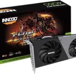 Inno3D GEFORCE RTX 4060 TWIN X2 GDDR6 8 GB NVIDIA Chipset 128 bit 2490 MHz Graphics Card image 2