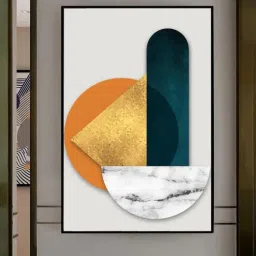 art street Geometric Multicolour Synthetic Wood Wall Art-picture-10