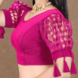 Round Neck Women Blouse-image-58
