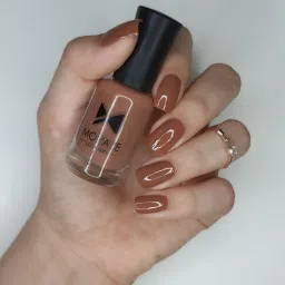 Stunning Nude Nail Polish | Long Lasting |Olive||8ML Nude, Brown-image-39