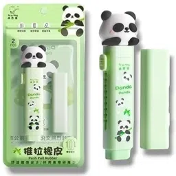 Panda Shaped Eraser Set for Kids - Fancy Stationery & Birthday Gift Non-Toxic Eraser-picture-32