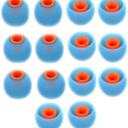 BBS PRO 14 Pcs Premium Silicone Rubber Earbuds, Earplugs for Earphones Bluetooth In The Ear Headphone Cushion-image-55