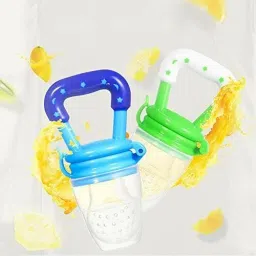 Baby Food/Fruit Feeder Nibbler Silicon Feeder (Multicolor) Feeder-image-33