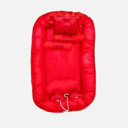 Red Love Baby Nest Baby Bedding Set Nest-Shaped Baby Crib with Padded Bolsters and Head Pillow-picture-30