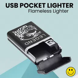 USB Rechargeable Lighters With Cigarette Case & Friendly Pocket Size LighterA163 USB Rechargeable Lighters With Cigarette Case & Friendly Pocket Size LighterA163 Pocket Lighter-picture-0