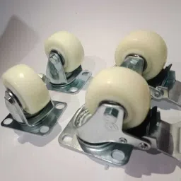 2" 50MM Heavy Duty Caster Wheels with 360 Degree (2 with Brakes & 2 Without) Braking and Locking Furniture Caster (Pack of4) Braking and Locking Furniture Caster Braking and Locking Furniture Caster-5