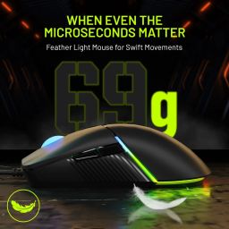 Archer Tech Lab Recurve 800 Wired OpticalGaming Mousewith Bluetooth image 3