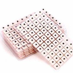 Acs 1007 MANAV Acupressure Needle Ear Vaccaria Seed Ear Auricular/Auricular Seed Therapy (600 Piece) Massager-image-14