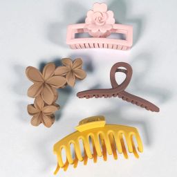 Matte Hair Claw Clip Accessories For Women And Girls Hair Claw-image-3