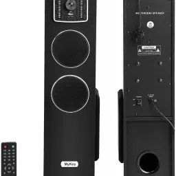 MyKey TS-Z701 6.5" Woofer 3.0" Speaker LED Display USB FM Radio Full Remote Control 70 W Bluetooth Tower Speaker image 5