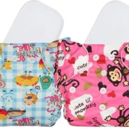 Free Size Reusable Cloth Diaper With 2 Dry Feel Absorbent Soaker Pad (3M-3Y)$1-picture-5