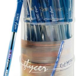 Glycer 0.7mm Ball Pen Jar | Fast Flowing Ink & Soft Rubber Grip | Smooth Writing Ball Pen-image-79
