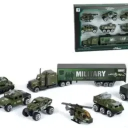 Mini Military Die Cast Car Set For Kids-34
