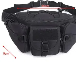 Nixu actical Military Waist Fanny Bag Hip Pack Bag A5 WAIST BAG-image-0