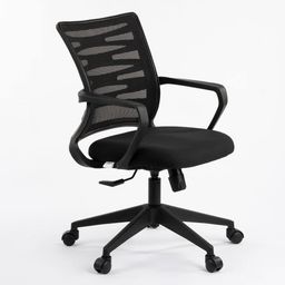 m.g enterprises MGNEWPLUS364 Nylon Office Arm Chair-picture-16