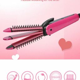 Oneness NHC-8890, 3 in 1 - Hair Straightener, Hair Curler & Hair Crimper NHC8890 3 IN 1 Professional Hair Straightener Crimper Roller For Women H06 Hair Styler-17