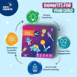fevicreate Space Science Kit, DIY Art & Craft Set, Includes Space Themed Activities & Game image 5