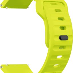 ACM Watch Strap Sports Silicone Belt 22mm for New Cellecor M2 Aqua Fluorescent Green 3829360 mm Silicone Watch Strap-image-54