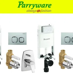 Half Frame Concealed Cistern, with divater body upper edge set of 2 pic 215 Dual Flush Tank-picture-6