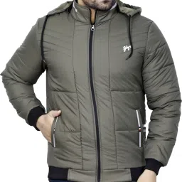 Men Self Design Parka Jacket-image-39