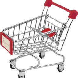 Mini Supermarket Shopping Cart Trolley Mini Cart Baby Toy Trolley, Wonderful Gift and Toy for Children -Red-16