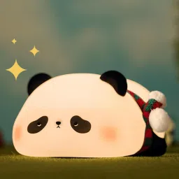 Cute Panda Silicone Night Light for Kids Night Lamp-picture-10
