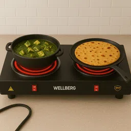 wellberg 2000 W Radiant Cooktop Push Button-picture-1