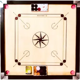 Carrom Board Large Size with Glossy Finish Premium Product 3.17 cm Carrom Board-image-75