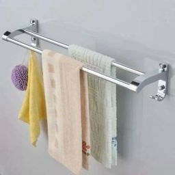 New Stainless Steel Towel Hanger for Bathroom/Bar/Towel Rod/Stand/Bathroom Accessories (24 Inch) Chrome Finish Towel Holder (Stainless Steel) Silver Towel Holder (Stainless Steel) Steel Towel Holder-image-48
