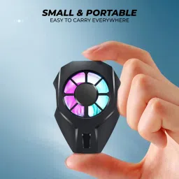 WRADER Mobile Phone Cooler for Gaming for Game Long Filming Mobile Gaming Fan Mobile Phone Cooler USB Fan image 2