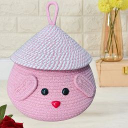 Jute High quality Handwoven Multi purpose Storage Basket-image-18