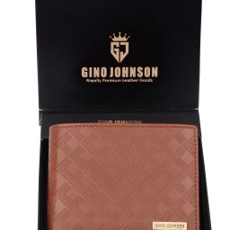 Men Evening/Party Tan Genuine Leather RFID Wallet-image-13
