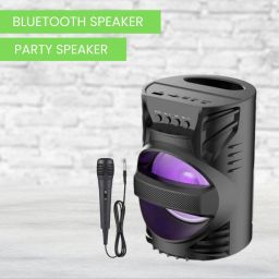 Clairbell LZ (PORTABLE WIRELESS SPEAKER) Upto 6H Playtime & FM Radio Powerful SoundT196 15 W Bluetooth Laptop/Desktop Speaker-image-30