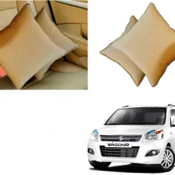 Beige Polyester Car Pillow Cushion for Maruti Suzuki-picture-11