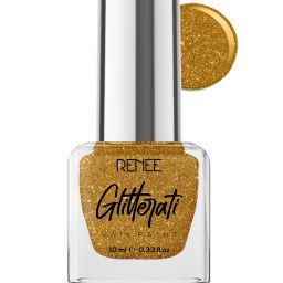 Glitterati Nail Paint Enchanted Fern | Chip Resisting Formula with High Glitter Gold Rush-image-32