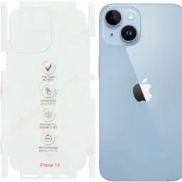 Bulkwala Back Screen Protector Membrane Scratch Guard Transparent for Iphone 14 Mobile Skin-3