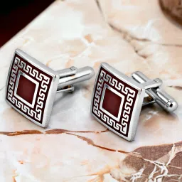 Lucky Jewellery Brass Cufflink Set-picture-18