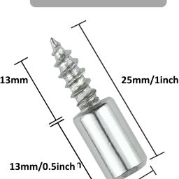 rab Screw Shelf Button, Pack of 4 2.5 Shelf Bracket image 2