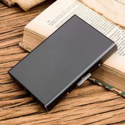 Men Trendy, Casual, Evening/Party Black Genuine Leather RFID Card Holder-image-34