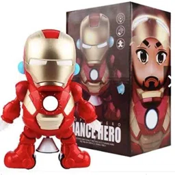 goodmarts Electro Dancing Hero Iron Man 360 Degree Rotating with 3D Lights and Music image 4