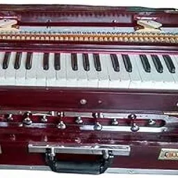 mayamusicals 3 1/2 Octave Professional Quality Box Harmonium with 2 set of Reeds 3.5 Octave Hand Pumped Harmonium image 3
