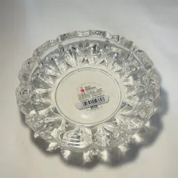 Ash Tray for Home and Office, Set of 1 Pcs, Clear Glass Ashtray-image-25