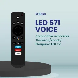RESORB LED 571_Voice_Remote Compatible for Original Thomson/Kodak Smart LED LCD TV Kodak And Thomson Smart Android 4K LED UHD HD Remote Controller image 2